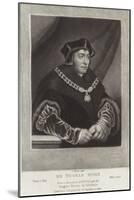 Sir Thomas More-Hans Holbein the Younger-Mounted Giclee Print