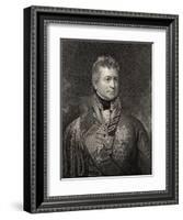 Sir Thomas Picton, Engraved by Peltro William Tomkins (1760-1840), from 'National Portrait…-Sir William Beechey-Framed Giclee Print