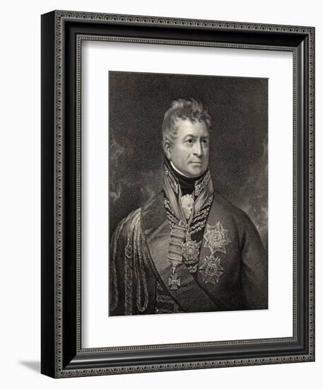 Sir Thomas Picton, Engraved by Peltro William Tomkins (1760-1840), from 'National Portrait…-Sir William Beechey-Framed Giclee Print