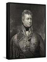 Sir Thomas Picton, Engraved by Peltro William Tomkins (1760-1840), from 'National Portrait…-Sir William Beechey-Framed Stretched Canvas