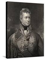 Sir Thomas Picton, Engraved by Peltro William Tomkins (1760-1840), from 'National Portrait…-Sir William Beechey-Stretched Canvas