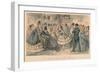 'Sir Thomas Trout & The Bloomer', 1854-John Leech-Framed Giclee Print