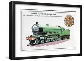 Sir Vincent Raven's Pacific, North Eastern Railway, 1922-null-Framed Giclee Print