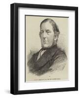 Sir W V Harcourt, Mp, the New Solicitor-General-null-Framed Giclee Print