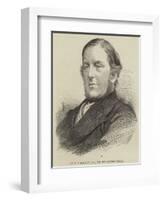 Sir W V Harcourt, Mp, the New Solicitor-General-null-Framed Giclee Print