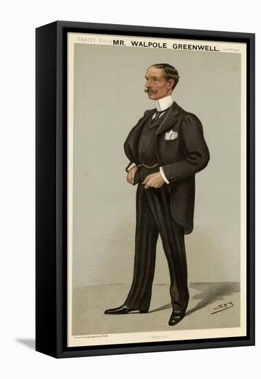 Sir Walpole L. Greenwell, Vanity Fair-Leslie Ward-Framed Stretched Canvas