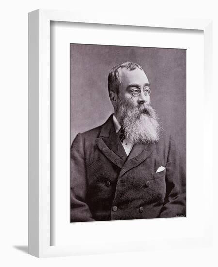 Sir Walter Besant, in Later Life-null-Framed Art Print