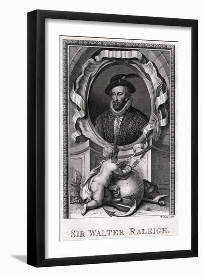 Sir Walter Raleigh, 1775-W Sharp-Framed Giclee Print