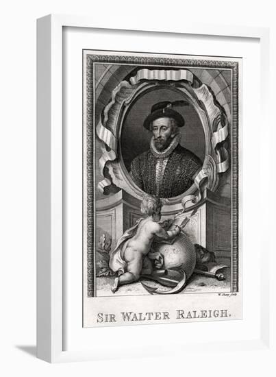 Sir Walter Raleigh, 1775-W Sharp-Framed Giclee Print