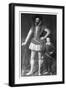 Sir Walter Raleigh and His Son, 1602-null-Framed Giclee Print