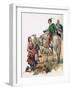 Sir Walter Raleigh and the Potato in Ireland (Gouache on Paper)-Peter Jackson-Framed Giclee Print