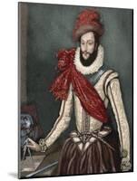 Sir Walter Raleigh (C. 1554-1618).-Tarker-Mounted Giclee Print