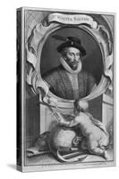 Sir Walter Raleigh, English Explorer-Middle Temple Library-Stretched Canvas