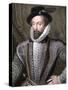Sir Walter Raleigh, English writer, poet, courtier, adventurer and explorer, (1821)-J Fitler-Stretched Canvas