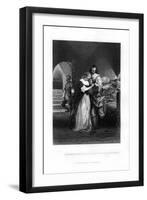 Sir Walter Raleigh Parting His Wife on the Morning of His Execution, 1618-null-Framed Giclee Print