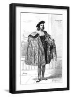 Sir Walter Raleigh-W Sharp-Framed Art Print