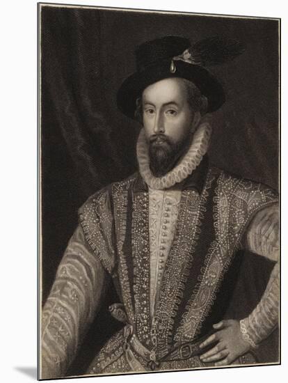 Sir Walter Raleigh-null-Mounted Giclee Print