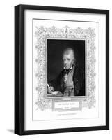 Sir Walter Scott, 1st Baronet, Prolific Scottish Historical Novelist and Poet, 19th Century-Henry Thomas Ryall-Framed Giclee Print