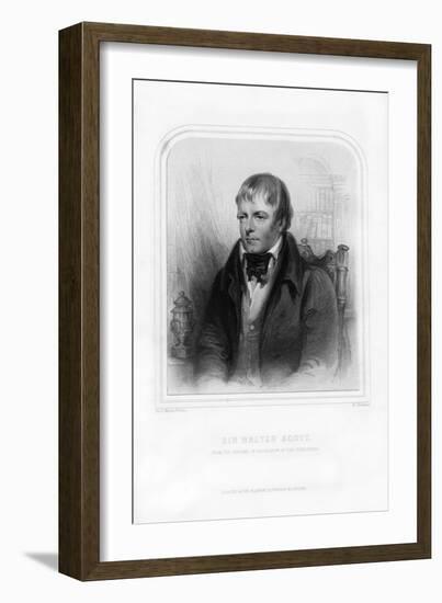 Sir Walter Scott, 1st Baronet, Scottish Historical Novelist and Poet, 1870-John Watson-Gordon-Framed Giclee Print