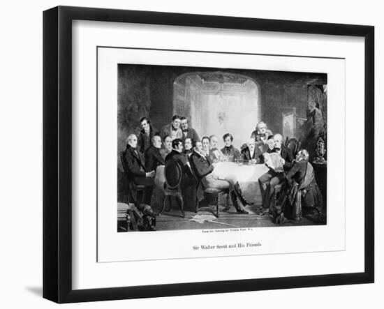 Sir Walter Scott and His Friends, C1849-Thomas Faed-Framed Giclee Print