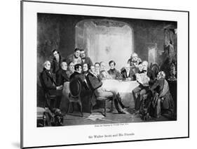 Sir Walter Scott and His Friends, C1849-Thomas Faed-Mounted Giclee Print