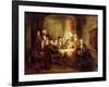 Sir Walter Scott and His Literary Friends at Abbotsford-Thomas Faed-Framed Giclee Print