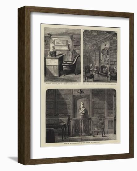 Sir Walter Scott Centenary-Percy William Justyne-Framed Giclee Print