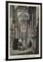 Sir Walter Scott Inspecting the Tombs of Michael Angelo and Dante in Santa Croce, Florence-null-Framed Giclee Print