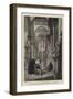 Sir Walter Scott Inspecting the Tombs of Michael Angelo and Dante in Santa Croce, Florence-null-Framed Giclee Print