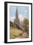 Sir Walter Scott's Monument from the East Princes Street Gardens-John Fulleylove-Framed Giclee Print