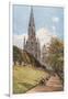 Sir Walter Scott's Monument from the East Princes Street Gardens-John Fulleylove-Framed Giclee Print