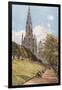 Sir Walter Scott's Monument from the East Princes Street Gardens-John Fulleylove-Framed Giclee Print