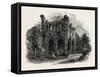 Sir Walter Scott's Tomb, Dryburgh Abbey, Edinburgh and the South Lowlands, Scotland,19th Century-null-Framed Stretched Canvas