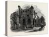 Sir Walter Scott's Tomb, Dryburgh Abbey, Edinburgh and the South Lowlands, Scotland,19th Century-null-Stretched Canvas