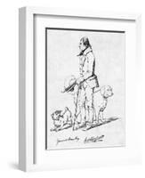 Sir Walter Scott-Daniel Maclise-Framed Art Print