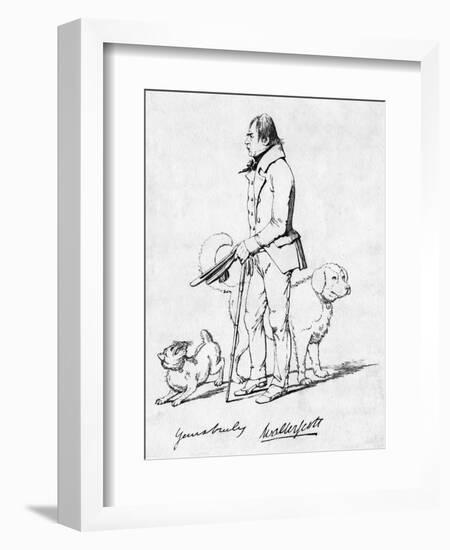 Sir Walter Scott-Daniel Maclise-Framed Art Print