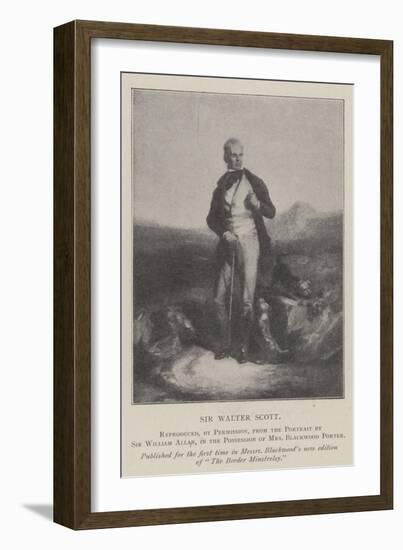 Sir Walter Scott-Sir William Allan-Framed Giclee Print