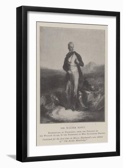 Sir Walter Scott-Sir William Allan-Framed Giclee Print