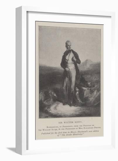 Sir Walter Scott-Sir William Allan-Framed Giclee Print