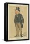 Sir Watkin Williams-Wynn, the King of Wales, 14 June 1873, Vanity Fair Cartoon-Sir Leslie Ward-Framed Stretched Canvas