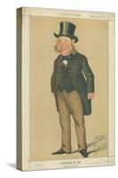 Sir Watkin Williams-Wynn, the King of Wales, 14 June 1873, Vanity Fair Cartoon-Sir Leslie Ward-Stretched Canvas