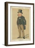Sir Watkin Williams-Wynn, the King of Wales, 14 June 1873, Vanity Fair Cartoon-Sir Leslie Ward-Framed Giclee Print