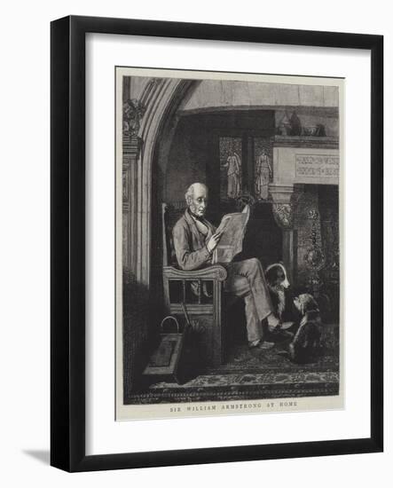 Sir William Armstrong at Home-null-Framed Giclee Print