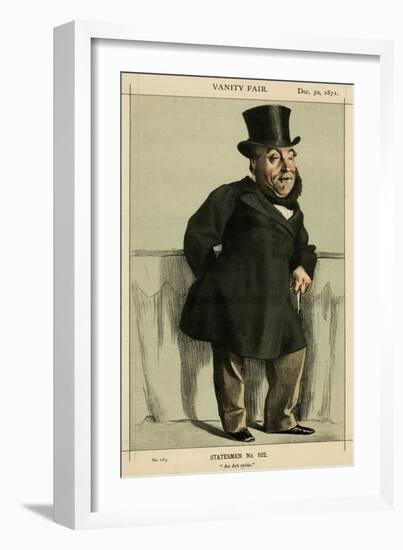 Sir William H. Gregory, Vanity Fair-null-Framed Art Print