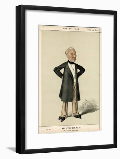 Sir William M. Gomm, Vanity Fair-Leslie Ward-Framed Art Print