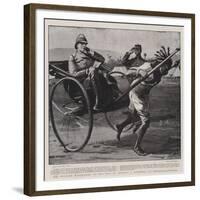 Sir William Maccormac on His Way to Inspect a Hospital at Pietermaritzburg-Sydney Prior Hall-Framed Giclee Print