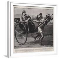 Sir William Maccormac on His Way to Inspect a Hospital at Pietermaritzburg-Sydney Prior Hall-Framed Giclee Print