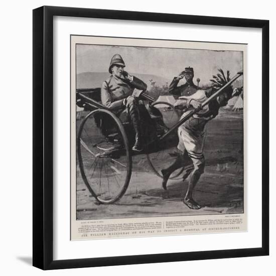 Sir William Maccormac on His Way to Inspect a Hospital at Pietermaritzburg-Sydney Prior Hall-Framed Giclee Print