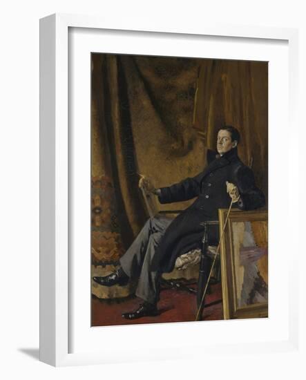 Sir William Nicholson (1872-1949) 1909-Augustus Edwin John-Framed Giclee Print