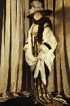 Mrs Hone in a Striped Dress-Sir William Orpen-Giclee Print
